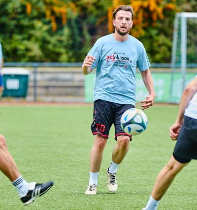 Fußball-Event "All Star Match" bei SC Johnson und SC Johnson Professional